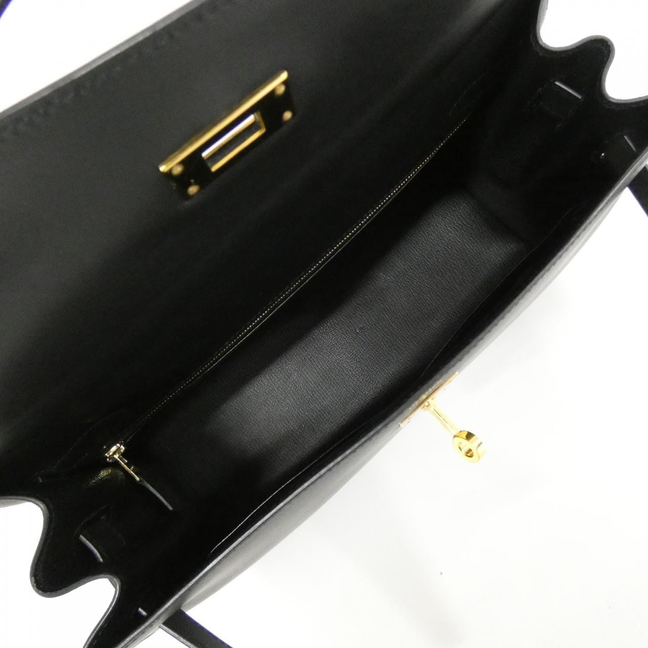 HERMES HERMÈS Kelly Bag 黑色 中古品A - 縮圖 10