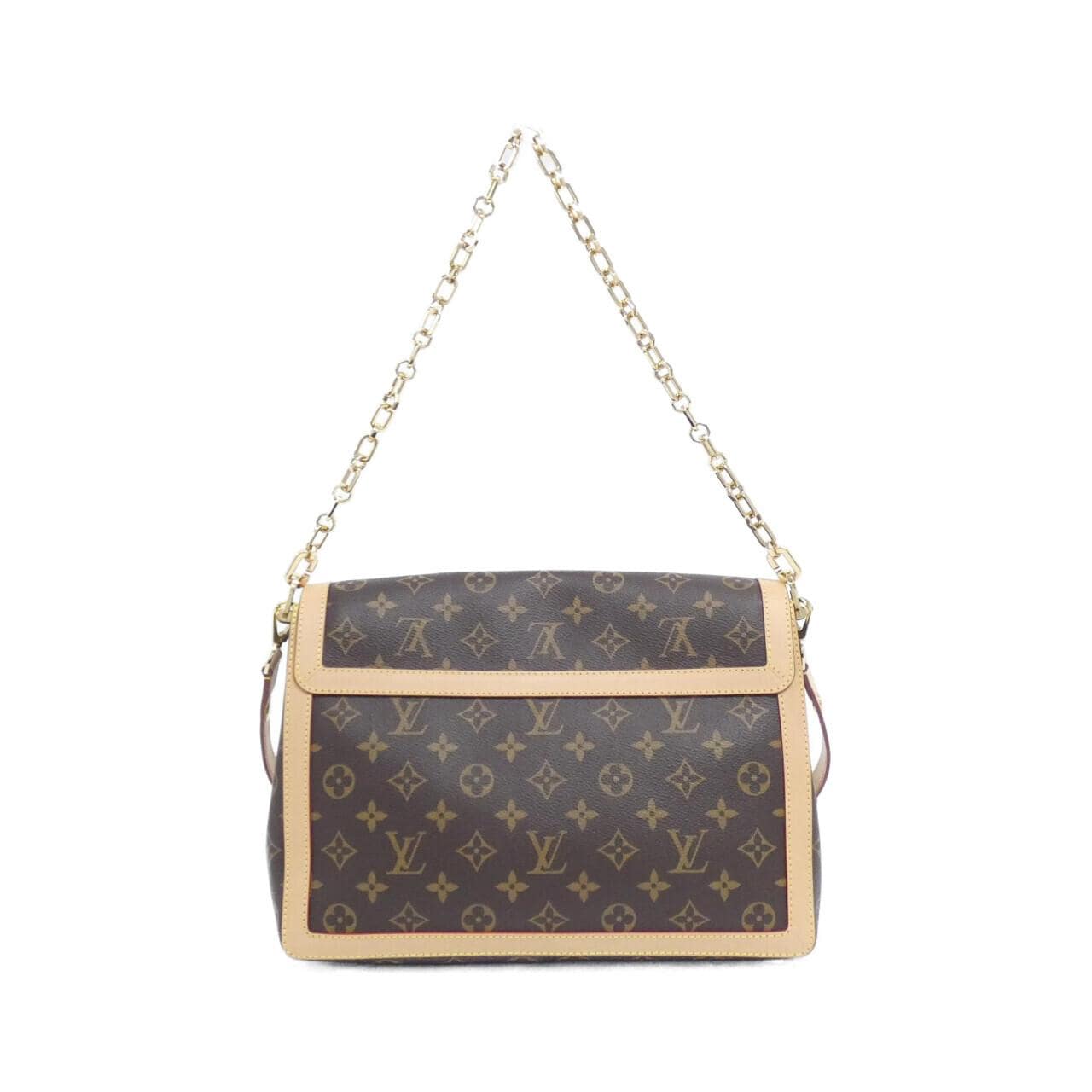 LOUIS VUITTON Dauphine M47149 Shoulder Bag Monogram 黑色 Monogram - 縮圖 2