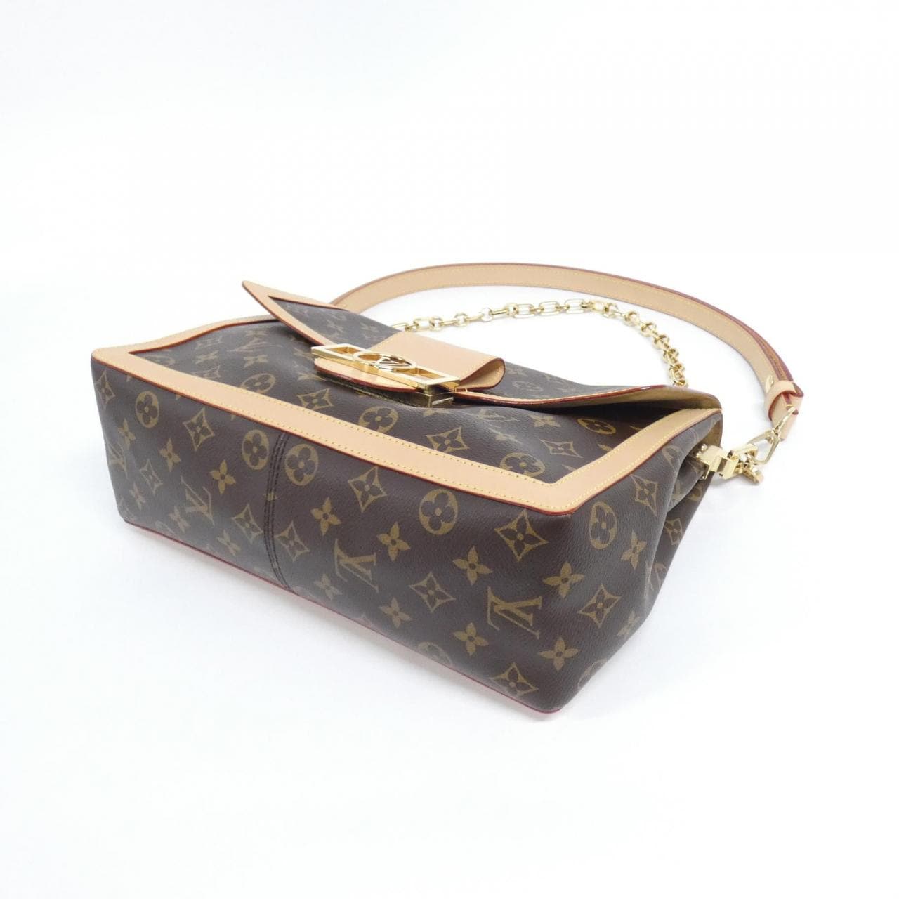 LOUIS VUITTON Dauphine M47149 Shoulder Bag Monogram 黑色 Monogram - 縮圖 3