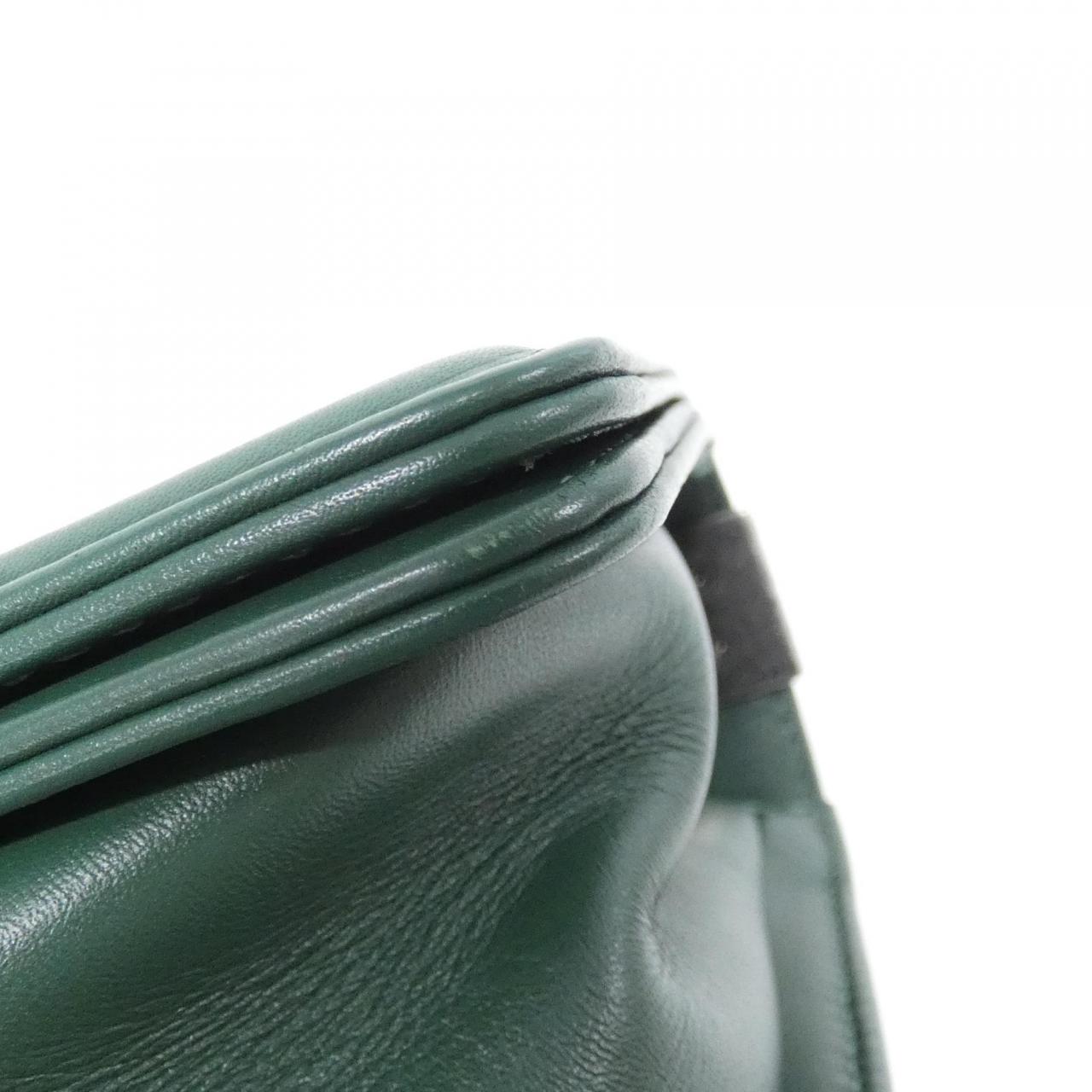 CHANEL Boy Chanel 67085 Shoulder Bag 綠色 中古品A - 縮圖 3