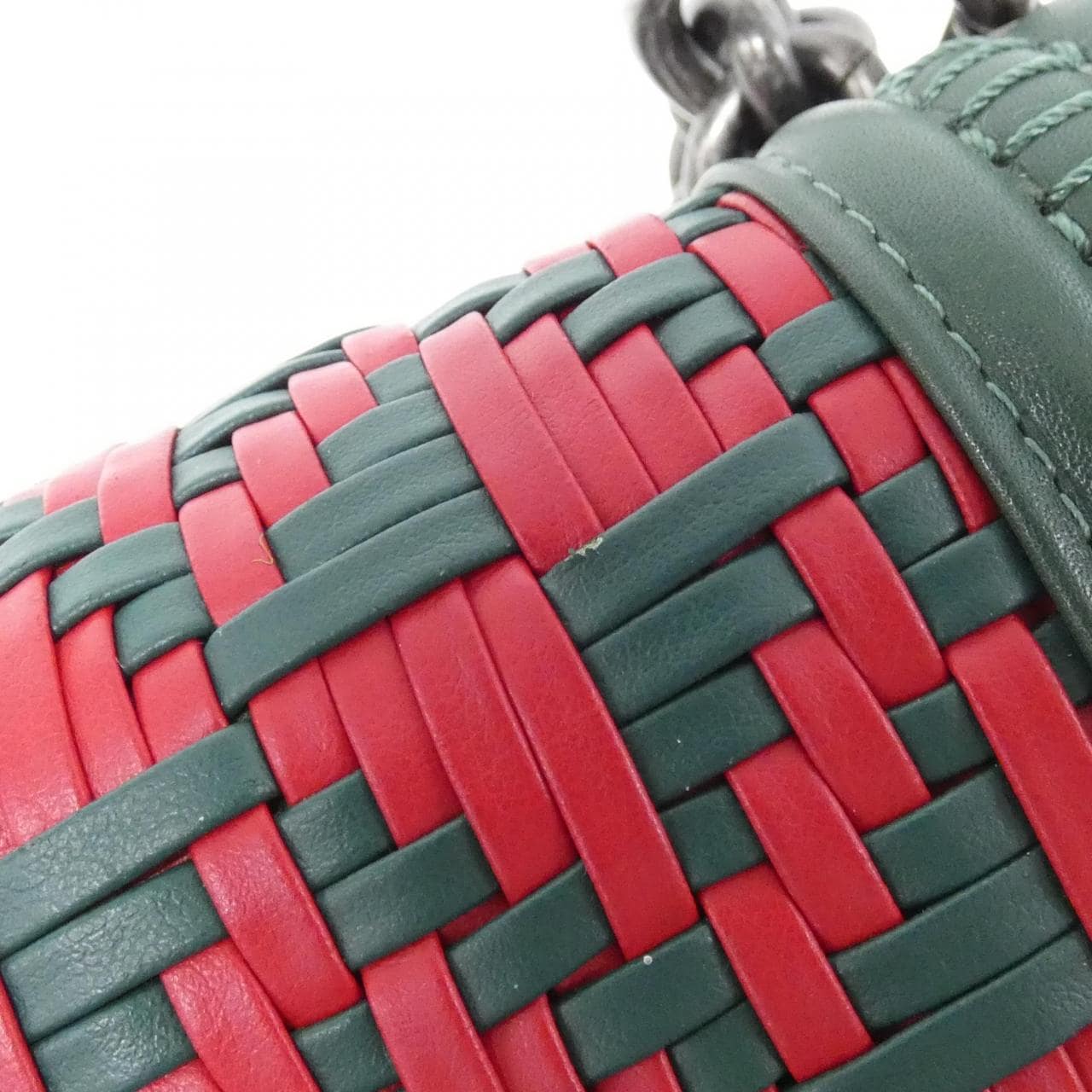 CHANEL Boy Chanel 67085 Shoulder Bag 綠色 中古品A - 縮圖 4