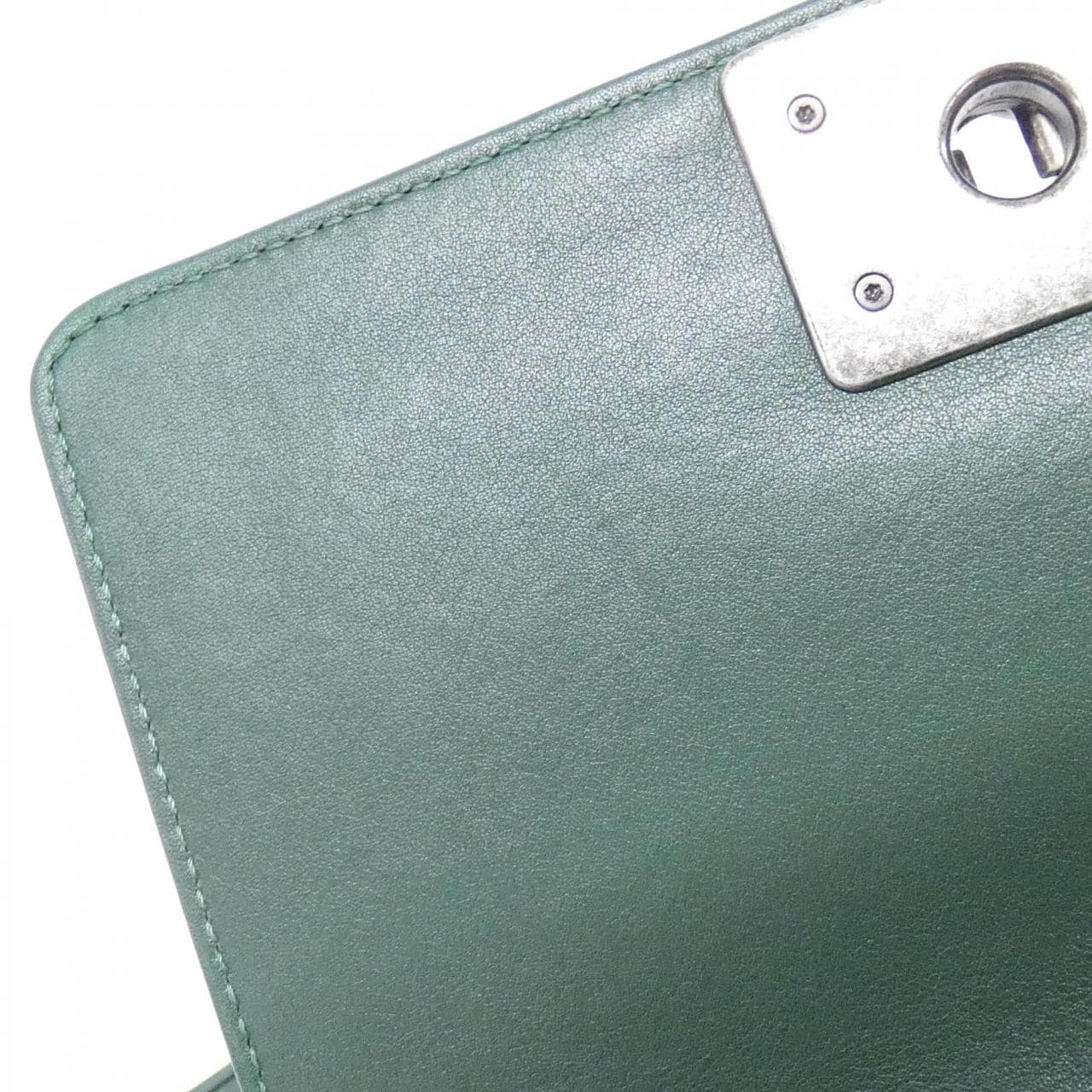 CHANEL Boy Chanel 67085 Shoulder Bag 綠色 中古品A - 縮圖 9