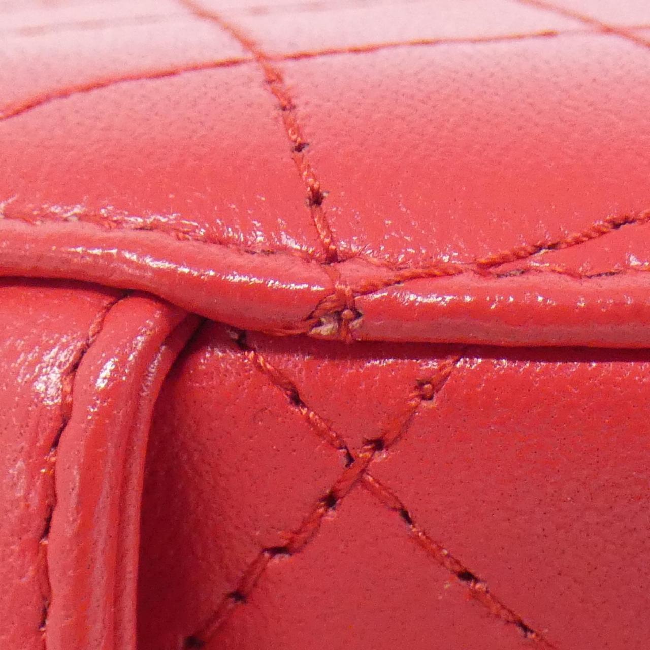 CHANEL Timeless Classic AP1573 Shoulder Lambskin Red Lambskin - Thumbnail 5