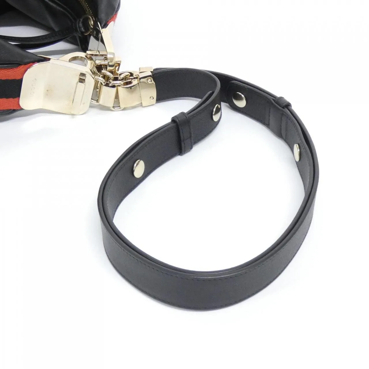 GUCCI 702823 UXWBG Shoulder Leather Black Leather Rank A - Thumbnail 6