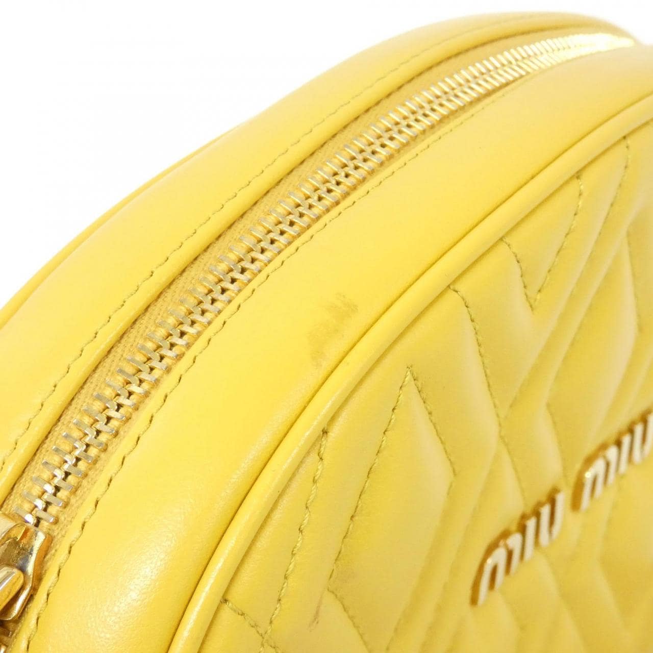MIU MIU 5BH134 Shoulder Bag Yellow - Thumbnail 6