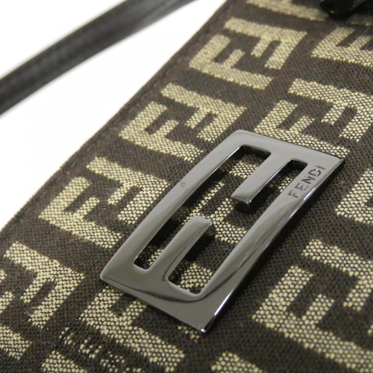 FENDI 8BH132 JQ4 Bag Canvas Brown Canvas Rank A - Thumbnail 6