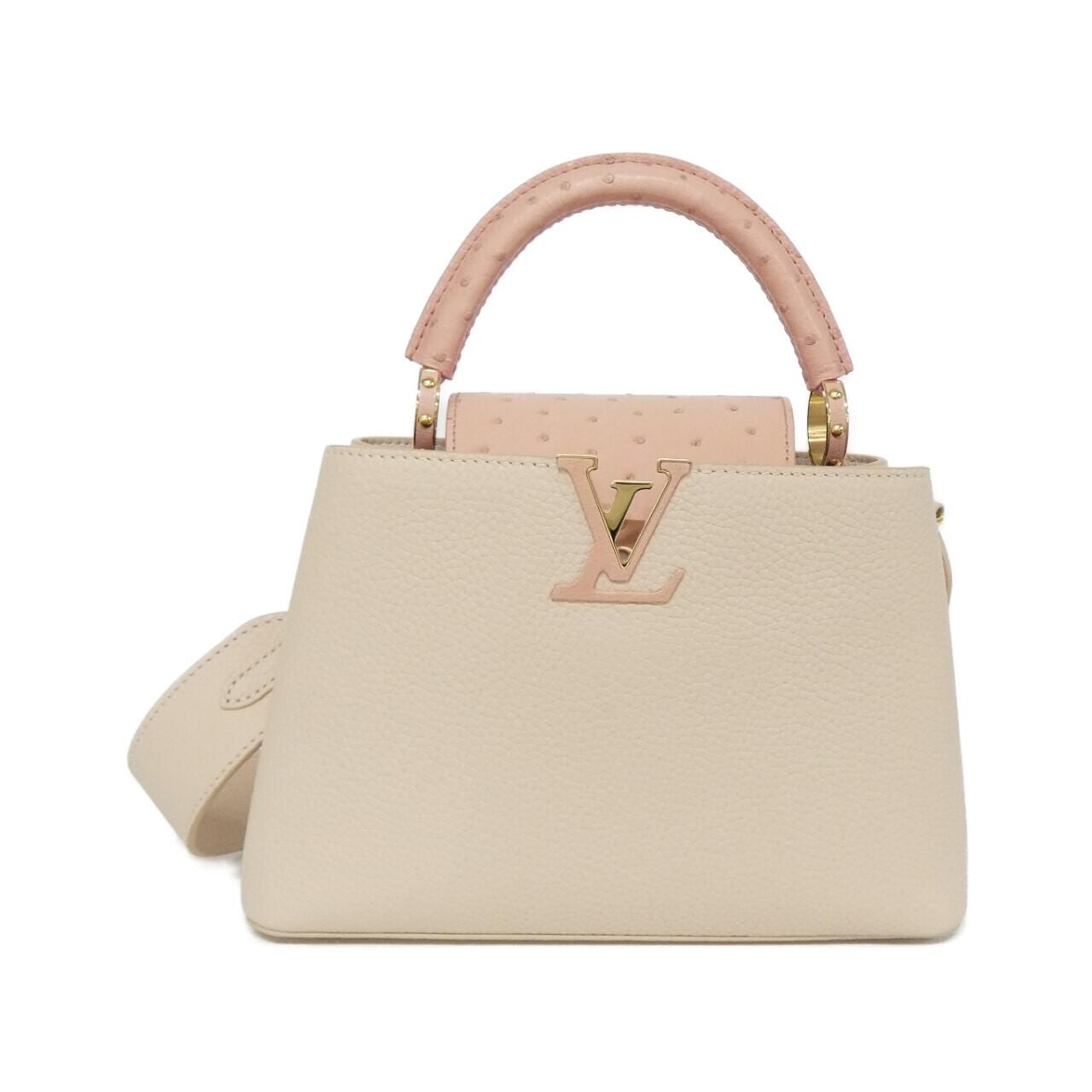 LOUIS VUITTON Capucines N82904 Bag Ostrich
