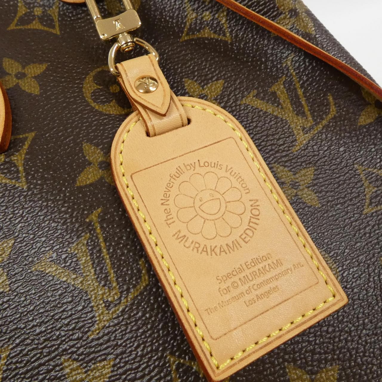LOUIS VUITTON Neverfull M95559 Bag Monogram 黑色 Monogram 中古品A - 縮圖 4