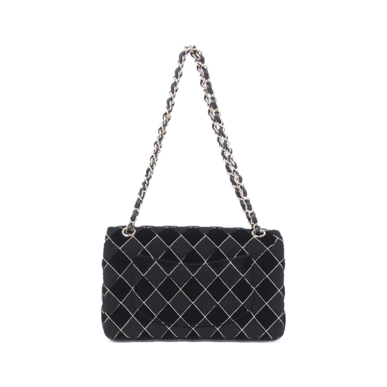 CHANEL Matelasse 1112 Shoulder Tweed Black Tweed - Thumbnail 2
