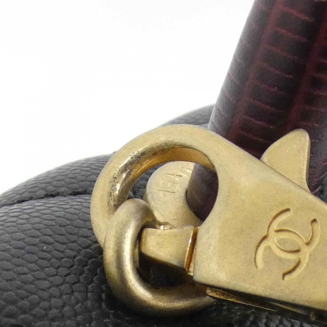 CHANEL 92992 Handbag Grained Calfskin Black Grained Calfskin Rank A - Thumbnail 5