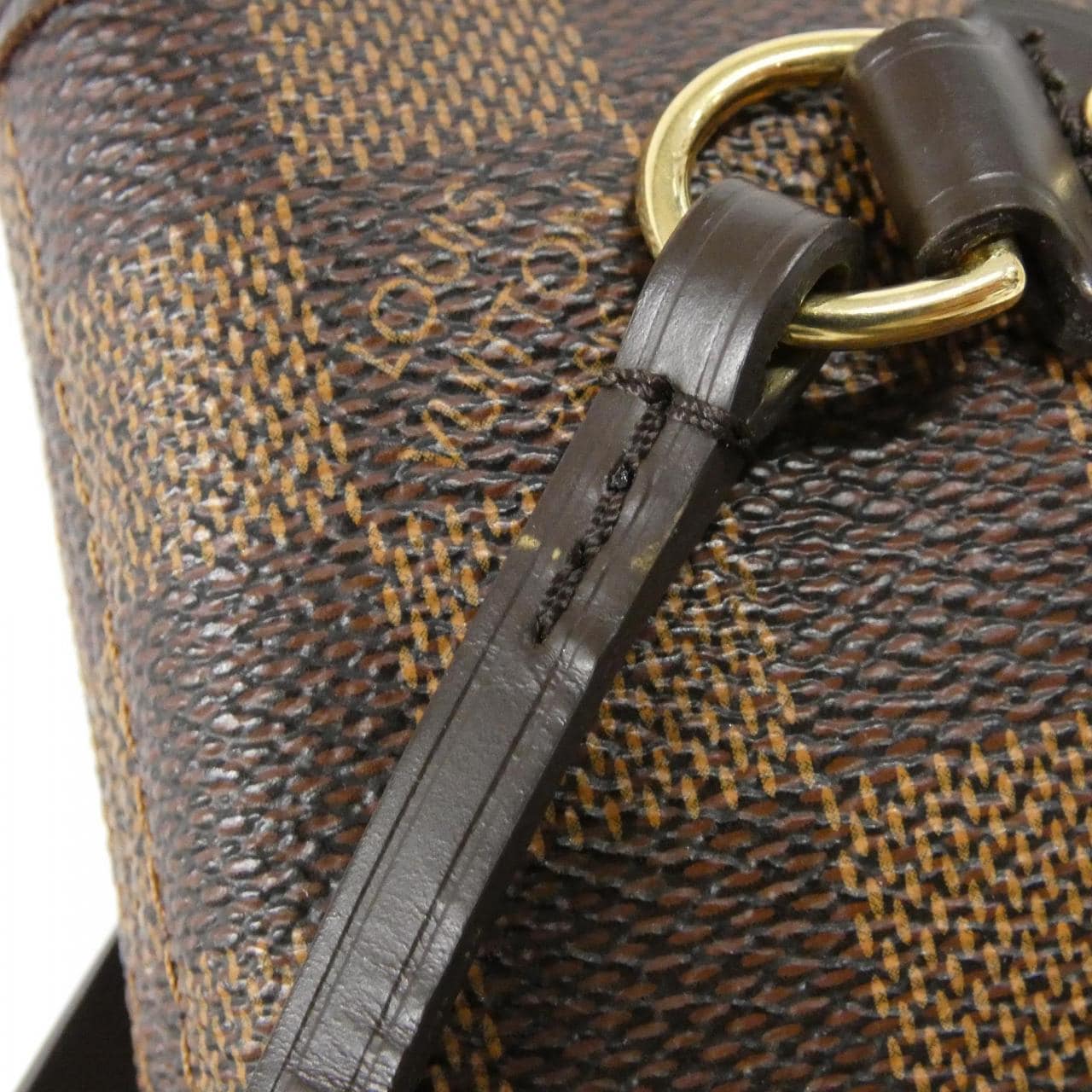 LOUIS VUITTON Neverfull N41359 Bag Damier 黑色 Damier 中古品A - 縮圖 3