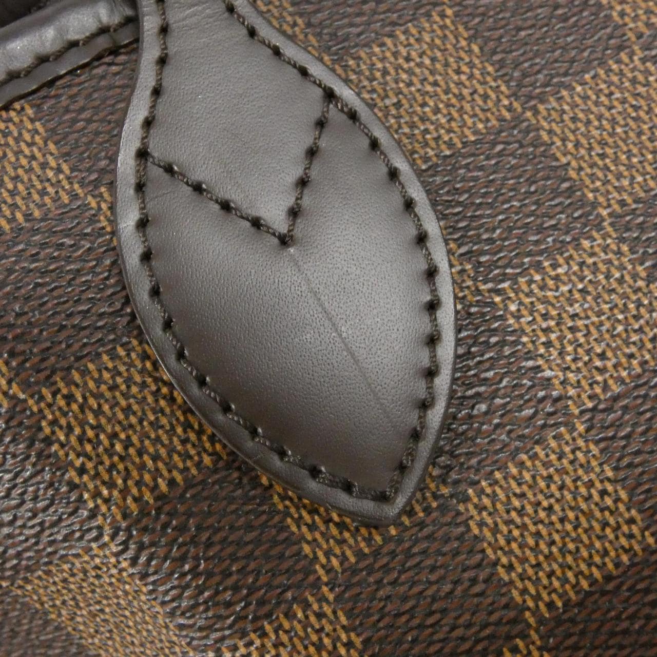 LOUIS VUITTON Neverfull N41359 Bag Damier 黑色 Damier 中古品A - 縮圖 5