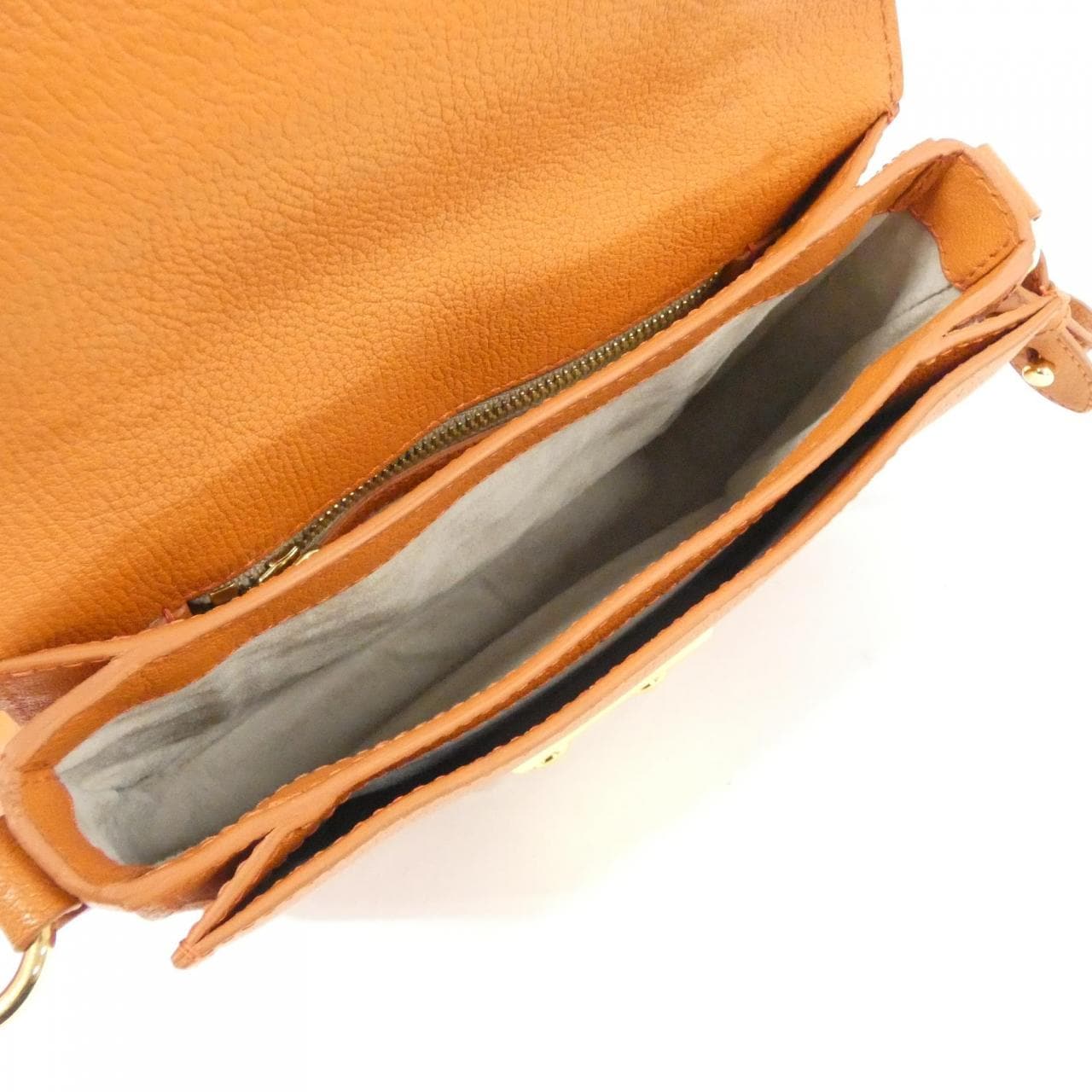 MIU MIU RN0717 Bag 橙色 中古品A - 縮圖 8