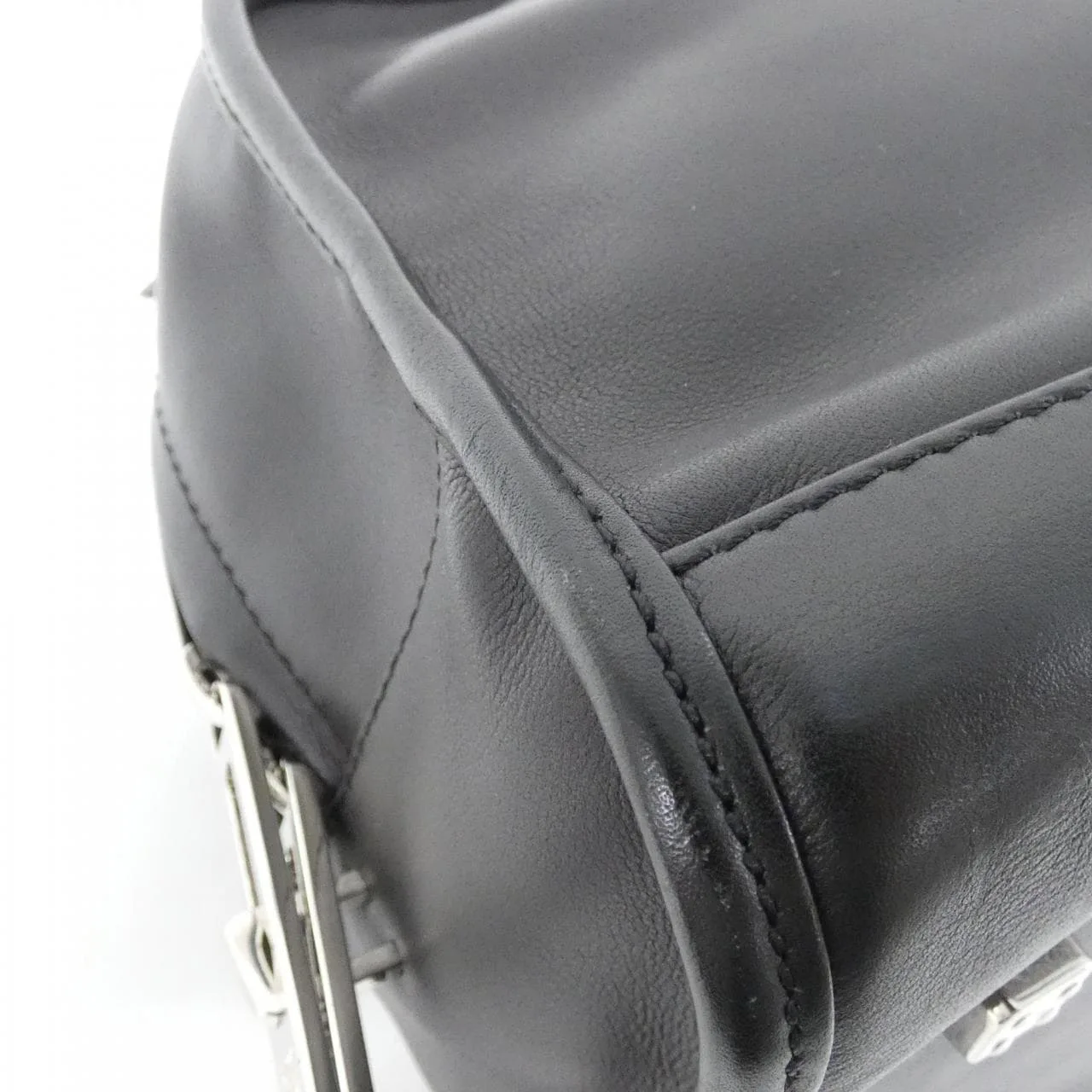 LOEWE Amazona 311 62 001 Handbag Leather Black Leather Rank A - Thumbnail 4