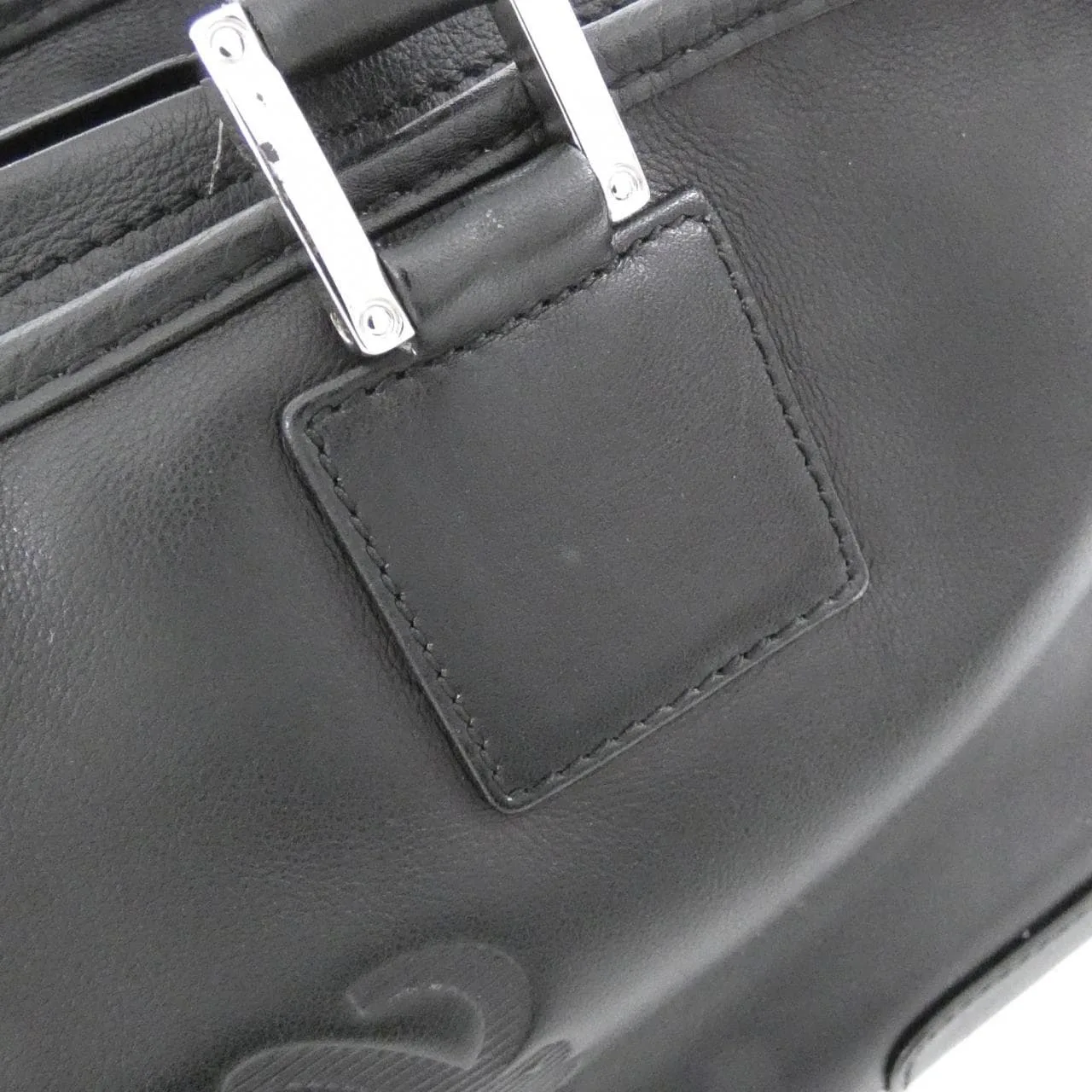 LOEWE Amazona 311 62 001 Handbag Leather Black Leather Rank A - Thumbnail 6