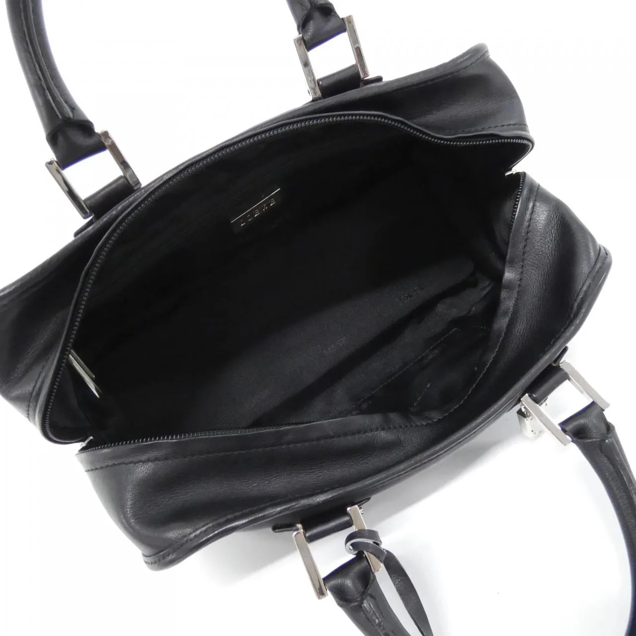 LOEWE Amazona 311 62 001 Handbag Leather Black Leather Rank A - Thumbnail 10