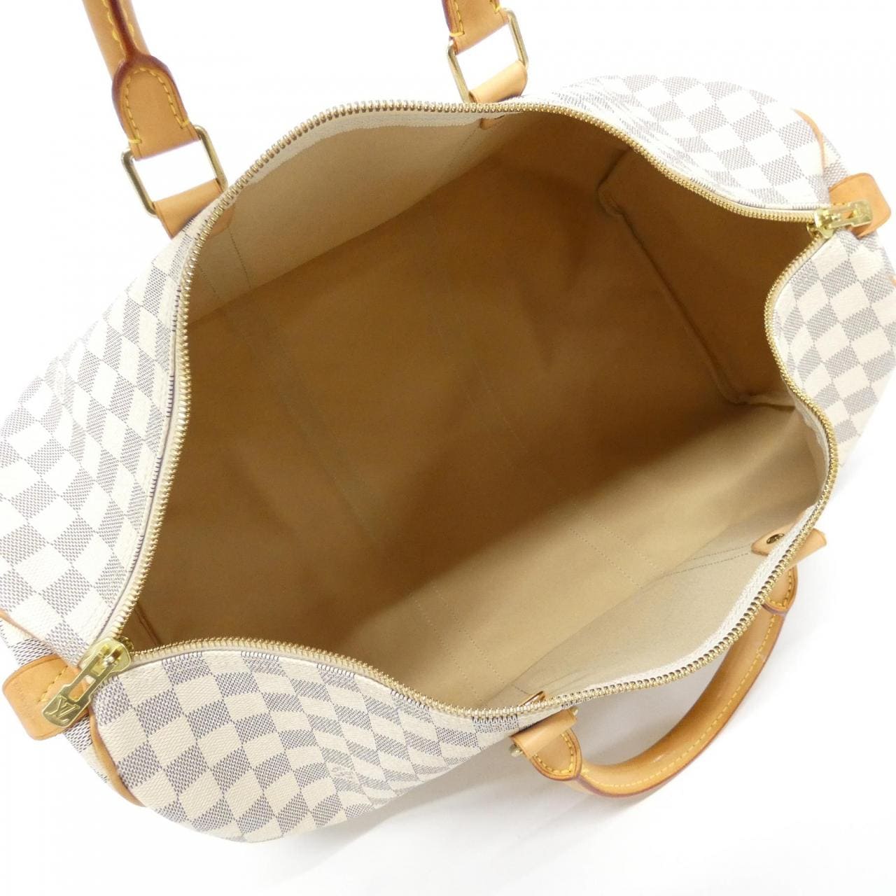 LOUIS VUITTON Keepall N41430 Boston Bag Damier 黑色 Damier - 縮圖 7