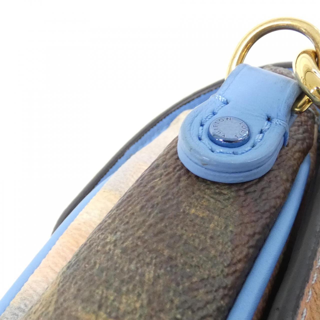 LOUIS VUITTON Pochette M53503 Pochette Monogram Blue Monogram - Thumbnail 5