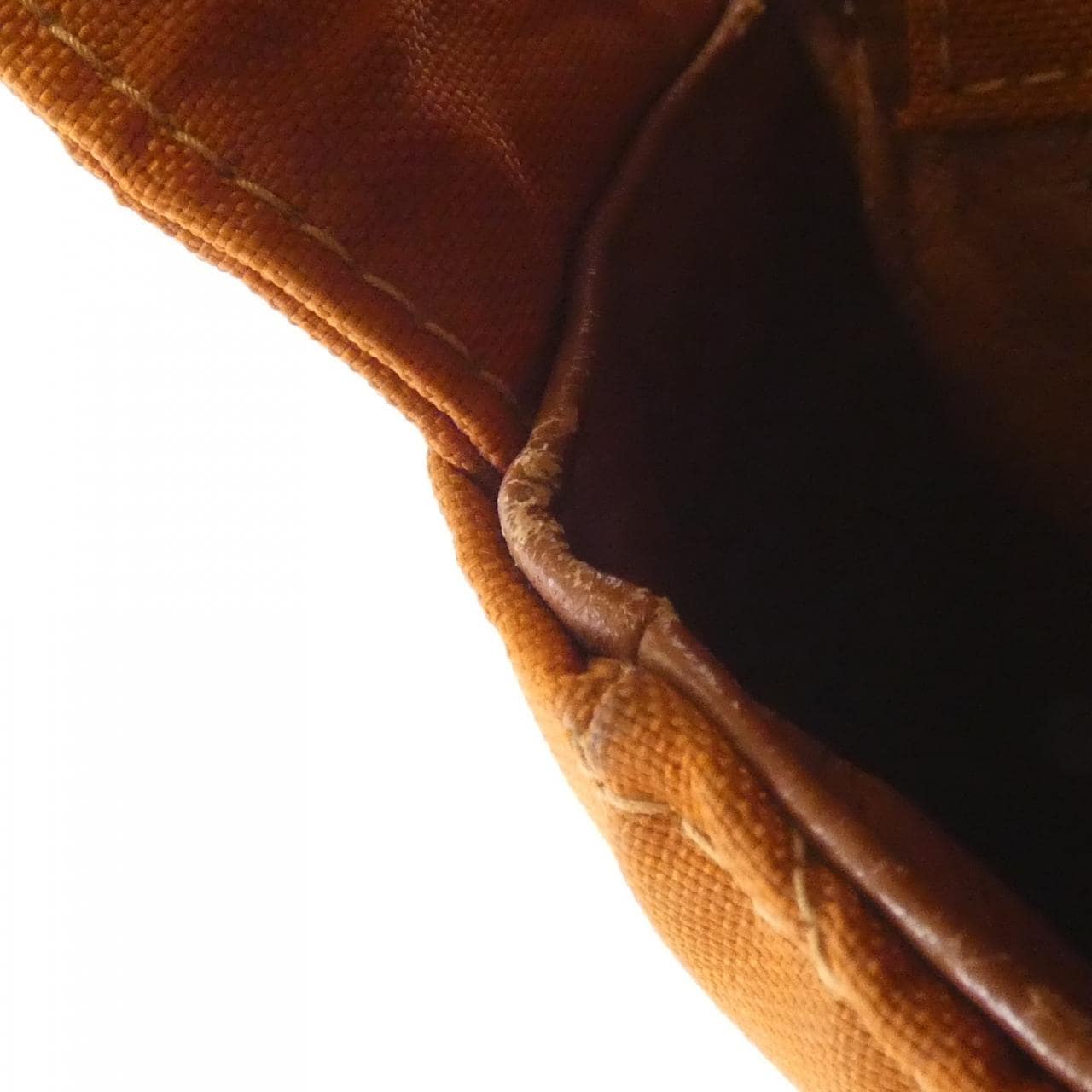 CHANEL Shoulder Nylon Brown Nylon - Thumbnail 8