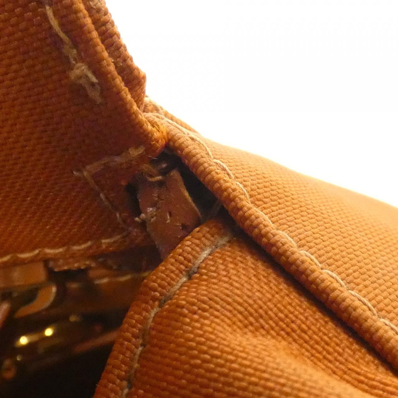 CHANEL Shoulder Nylon Brown Nylon - Thumbnail 9