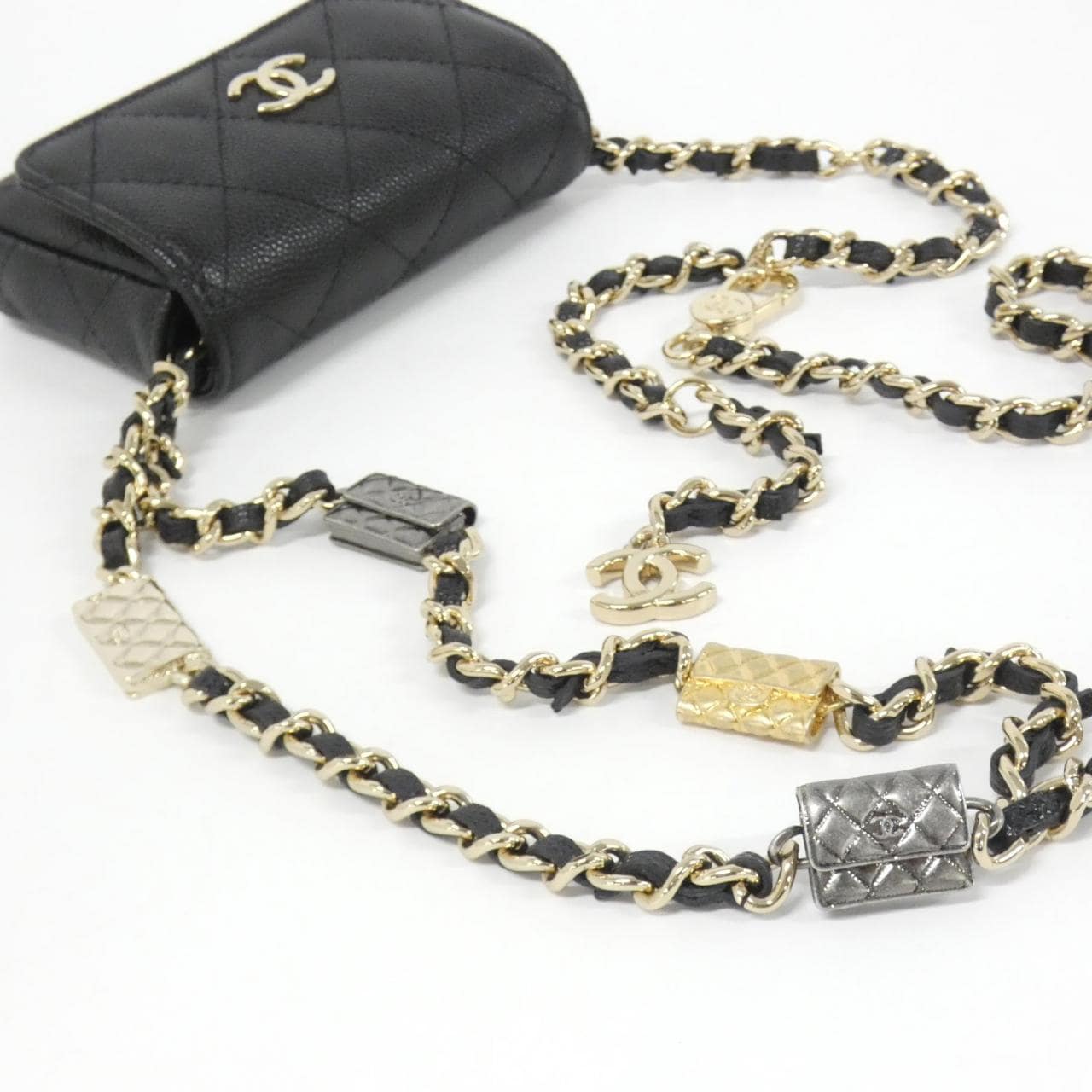 CHANEL Timeless Classic AP2401 Belt Grained Calfskin Black Grained Calfskin Rank A - Thumbnail 5