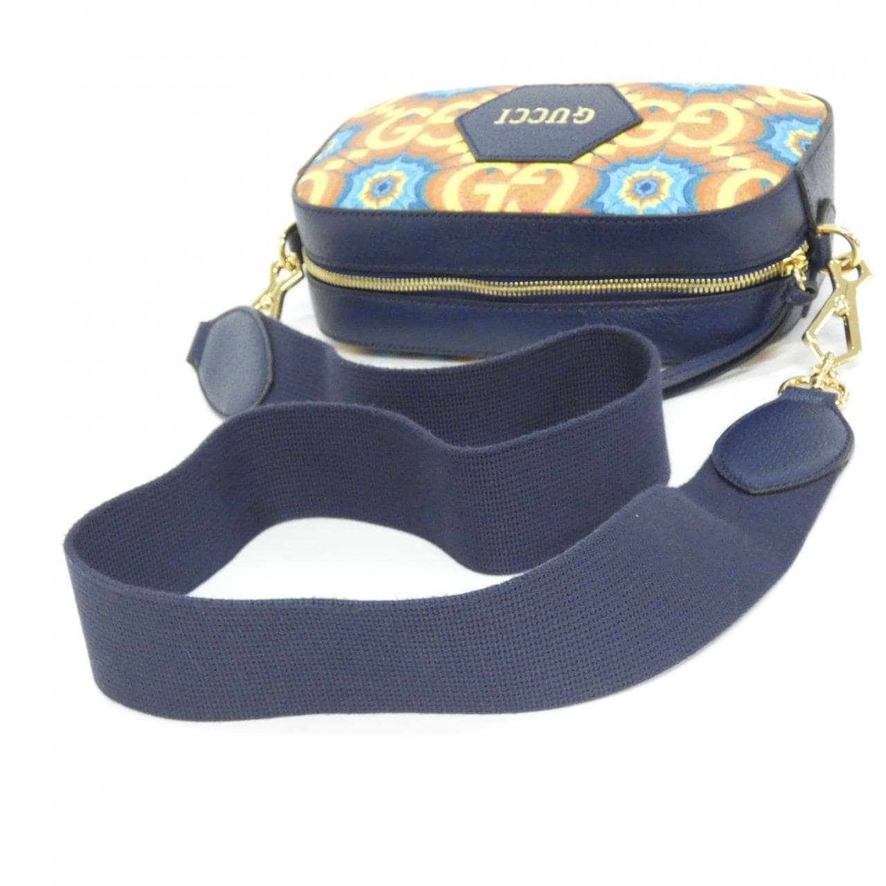 GUCCI 476466 UMZBG Shoulder Bag Canvas 黑色 帆布 - 縮圖 8