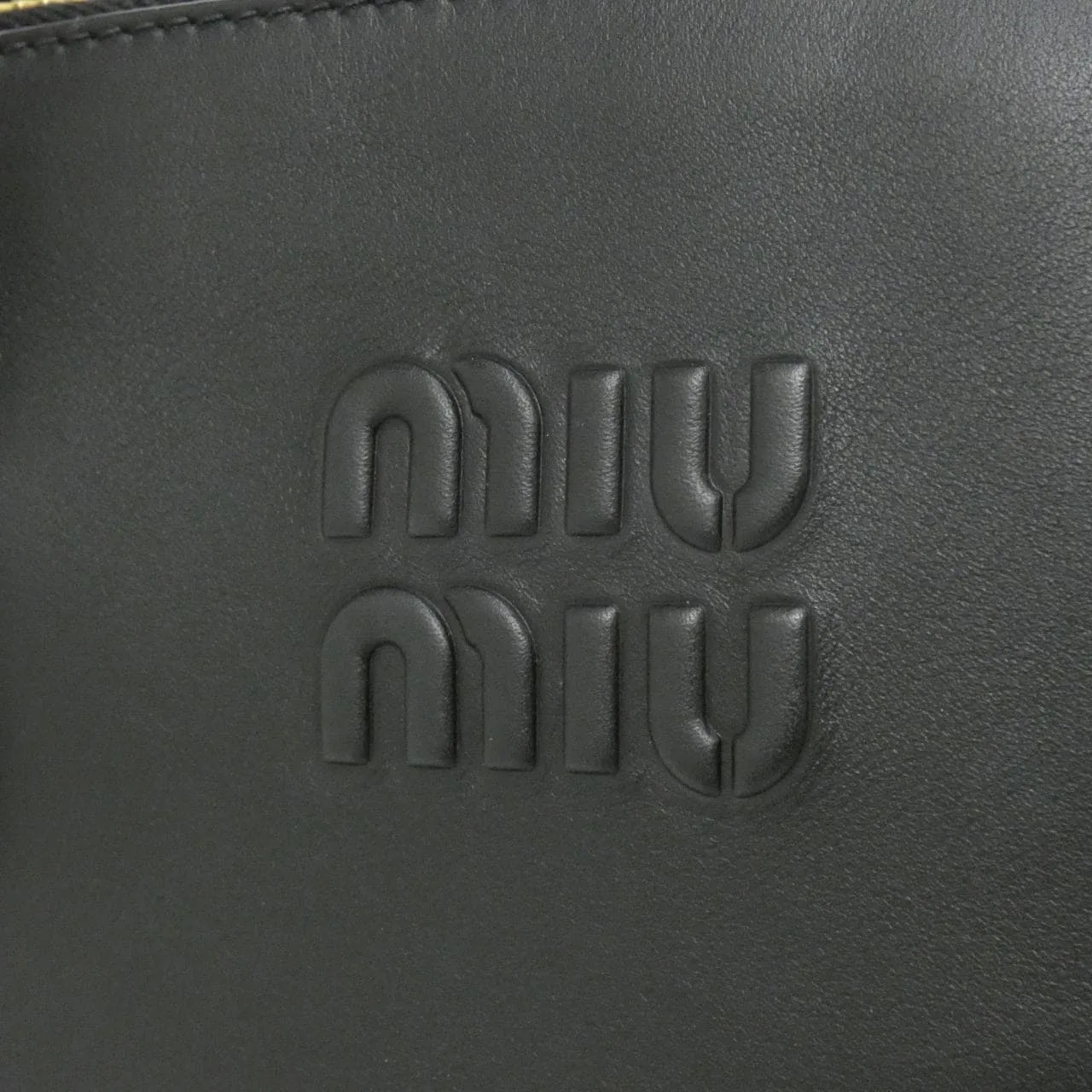 MIU MIU 5BA290 Shoulder 黑色 中古品A - 縮圖 4