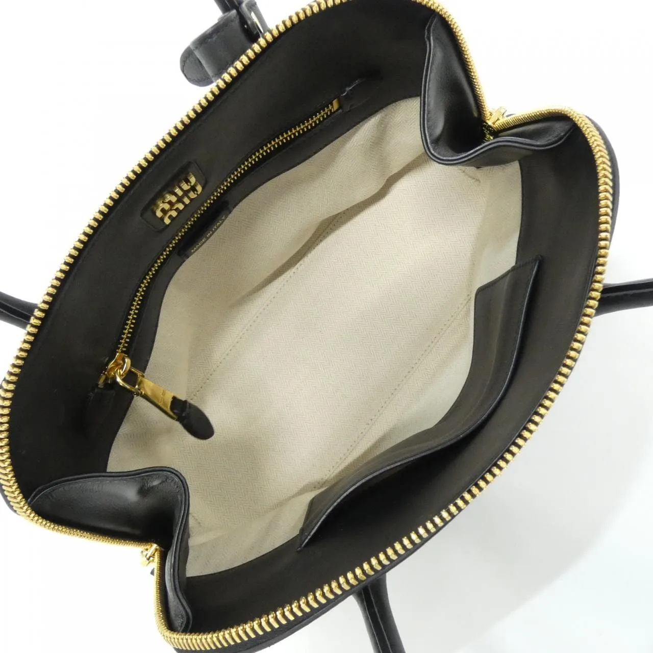 MIU MIU 5BA290 Shoulder 黑色 中古品A - 縮圖 9