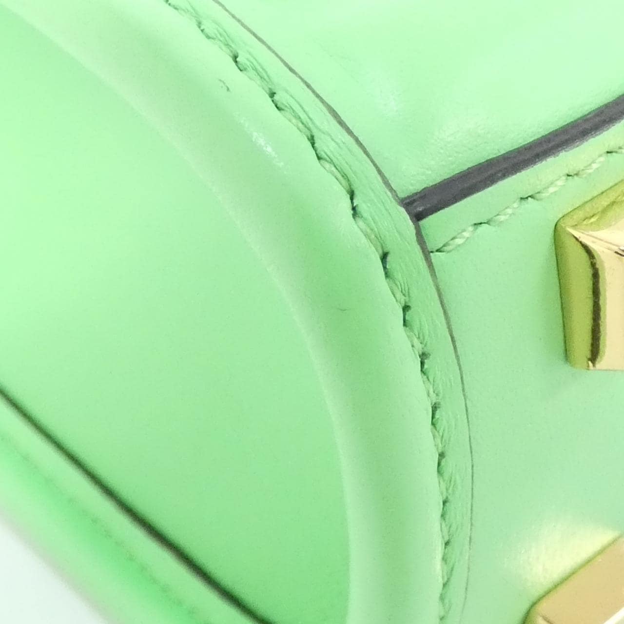 FENDI Sunshine Shopper 8BS051 AMCI Bag Leather Green Leather Rank A - Thumbnail 2