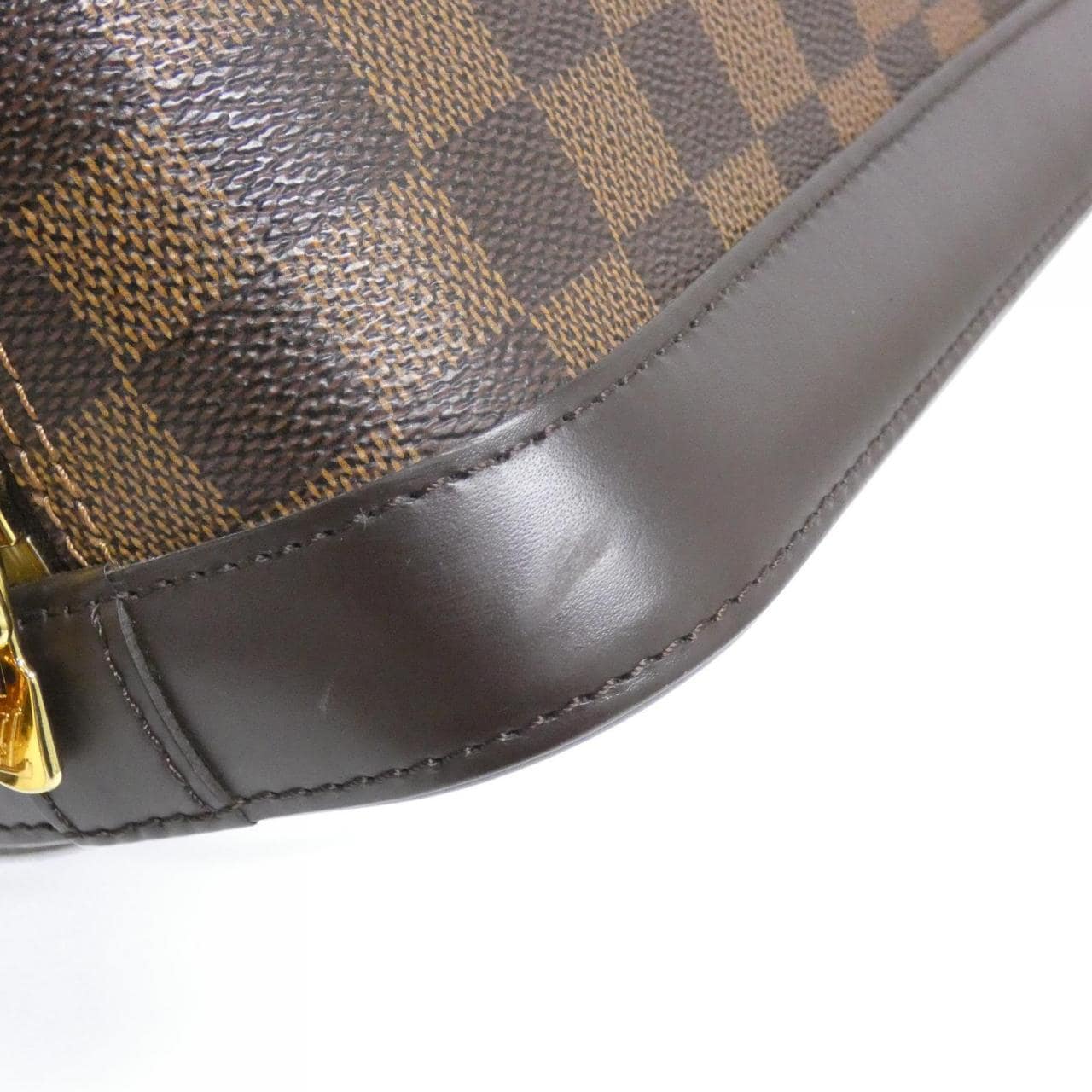 LOUIS VUITTON Alma N41221 Bag Damier 黑色 Damier 中古品A - 縮圖 3