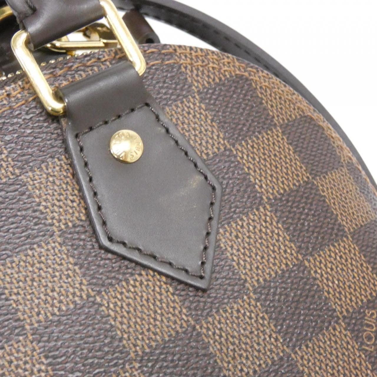 LOUIS VUITTON Alma N41221 Bag Damier 黑色 Damier 中古品A - 縮圖 4