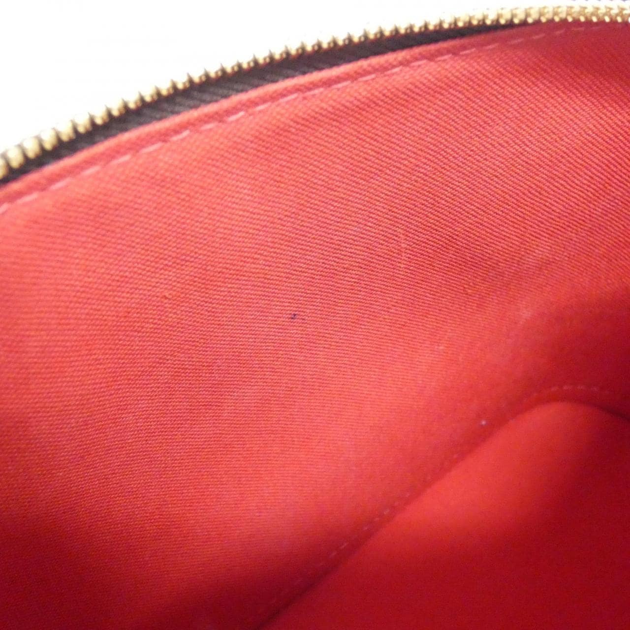 LOUIS VUITTON Alma N41221 Bag Damier 黑色 Damier 中古品A - 縮圖 10