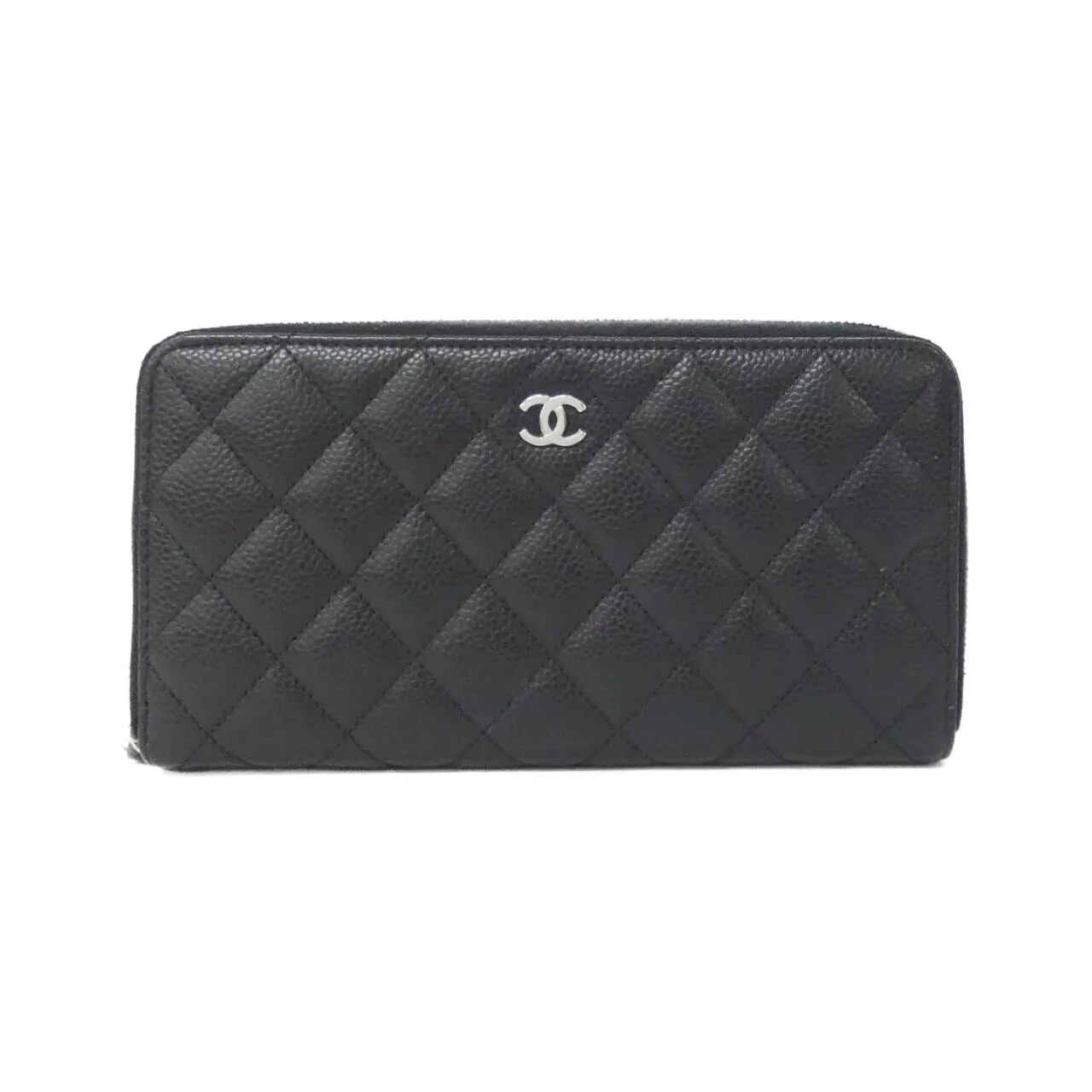 CHANEL Timeless Classic AP0242 Wallet Grained Calfskin Black