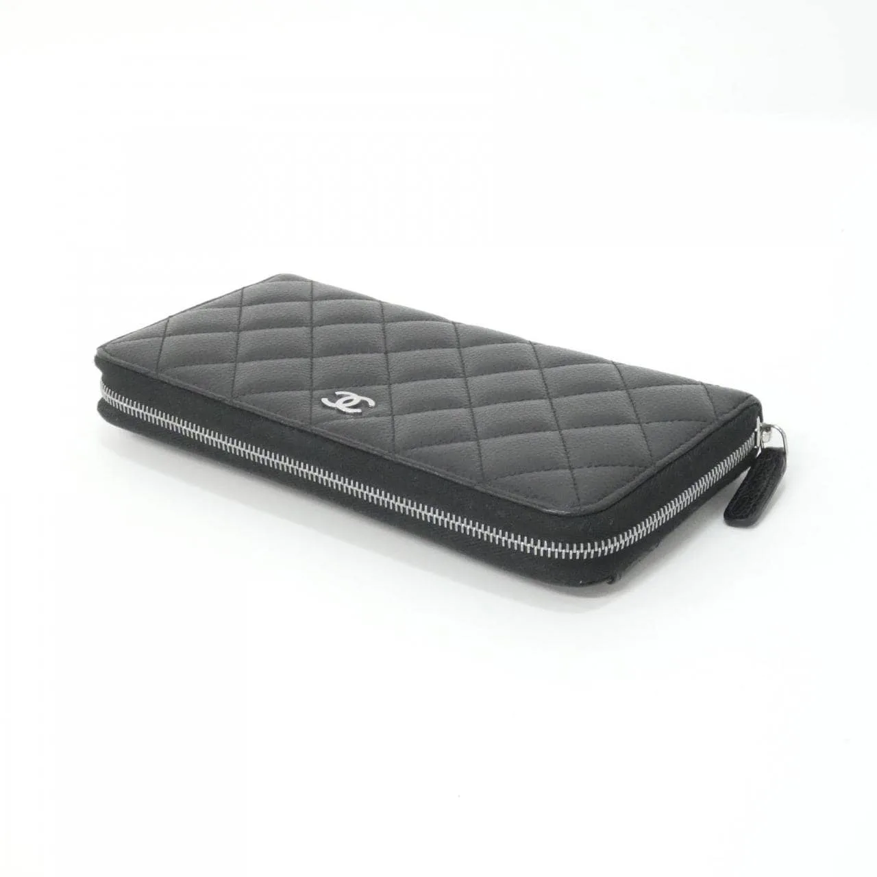 CHANEL Timeless Classic AP0242 Wallet Grained Calfskin Black Grained Calfskin Rank A - Thumbnail 3