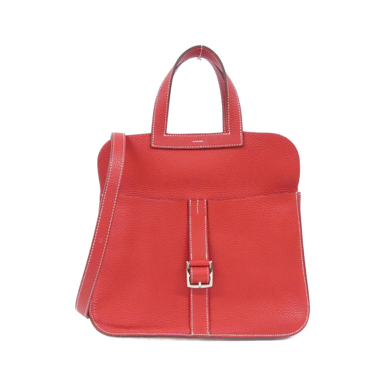 HERMES HERMÈS 066777CK Bag Clemence Rouge