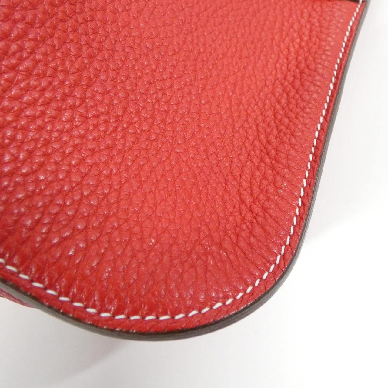 HERMES HERMÈS 066777CK Bag Clemence Rouge Clemence 皮 - 縮圖 3