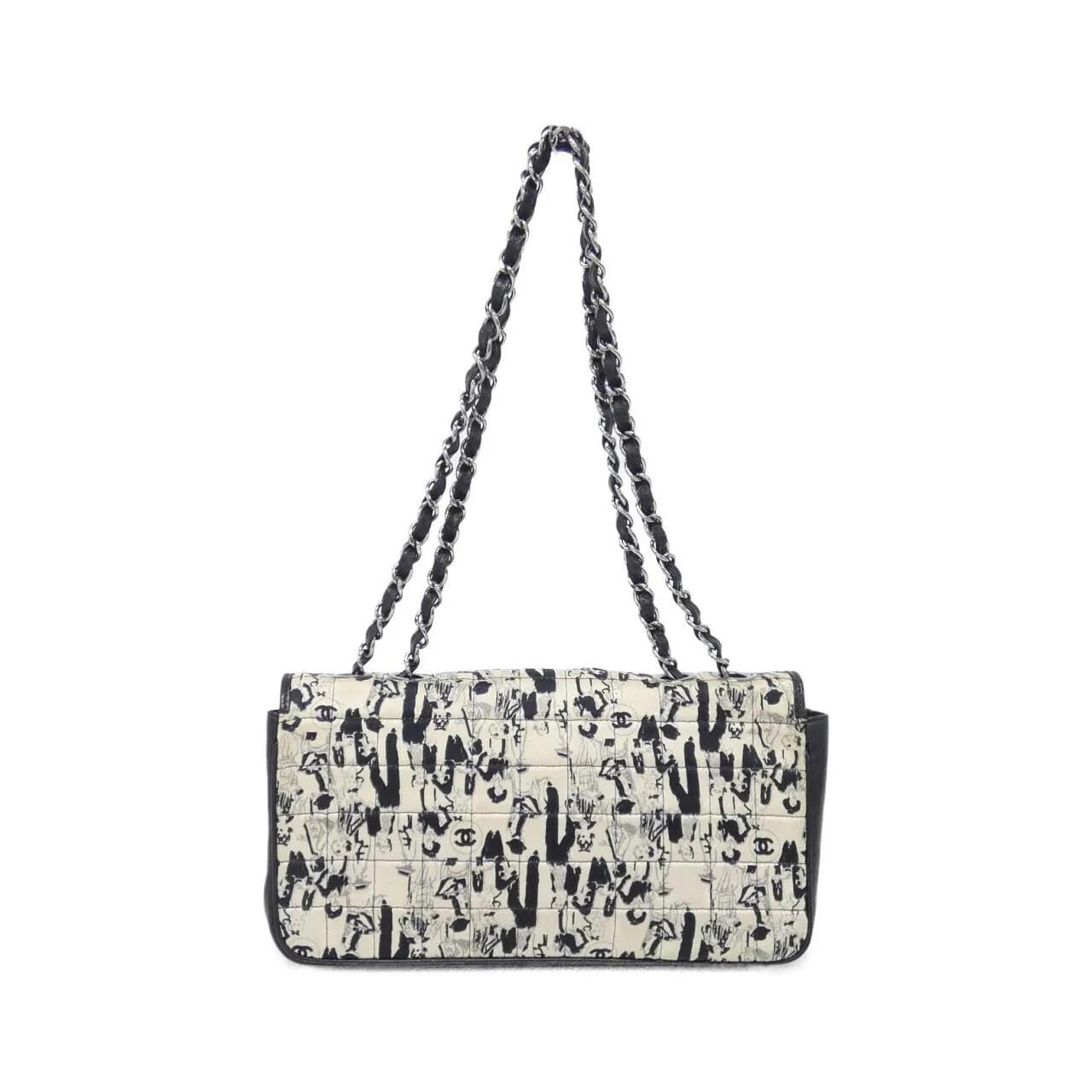 CHANEL 22105 Shoulder Satin Black Satin - Thumbnail 2