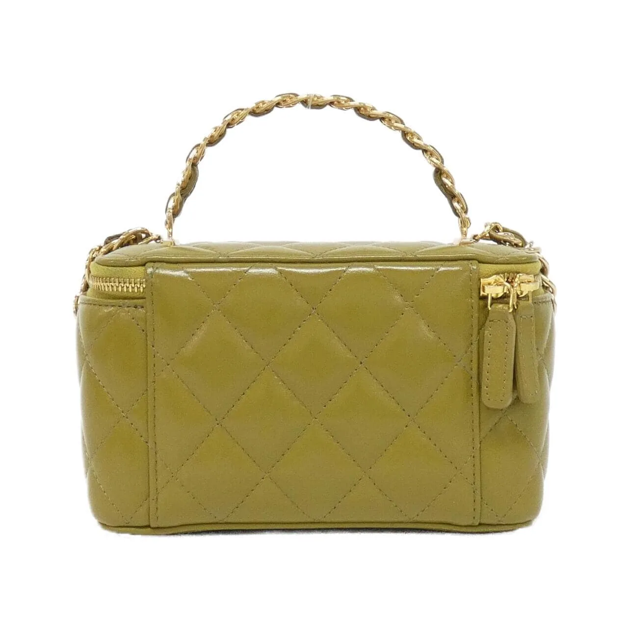 CHANEL Chanel 19 AP3315 Handbag Lambskin 綠色 羊皮 中古品A - 縮圖 2