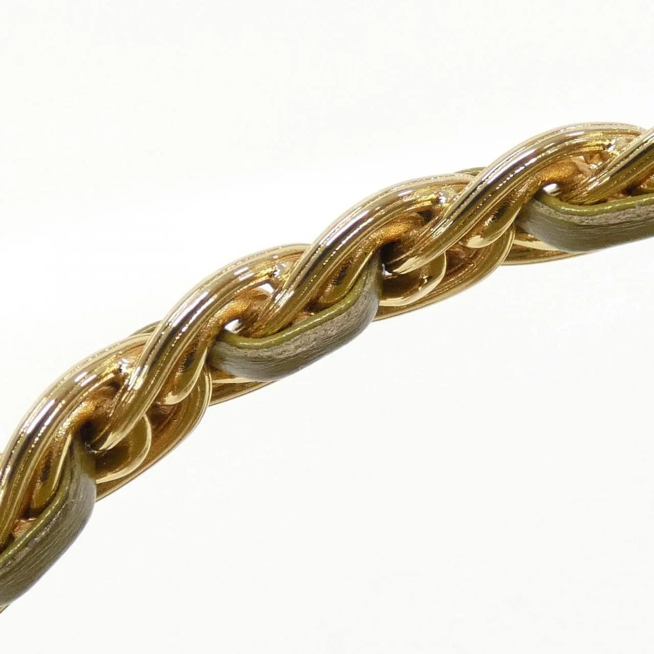 CHANEL Chanel 19 AP3315 Handbag Lambskin 綠色 羊皮 中古品A - 縮圖 6