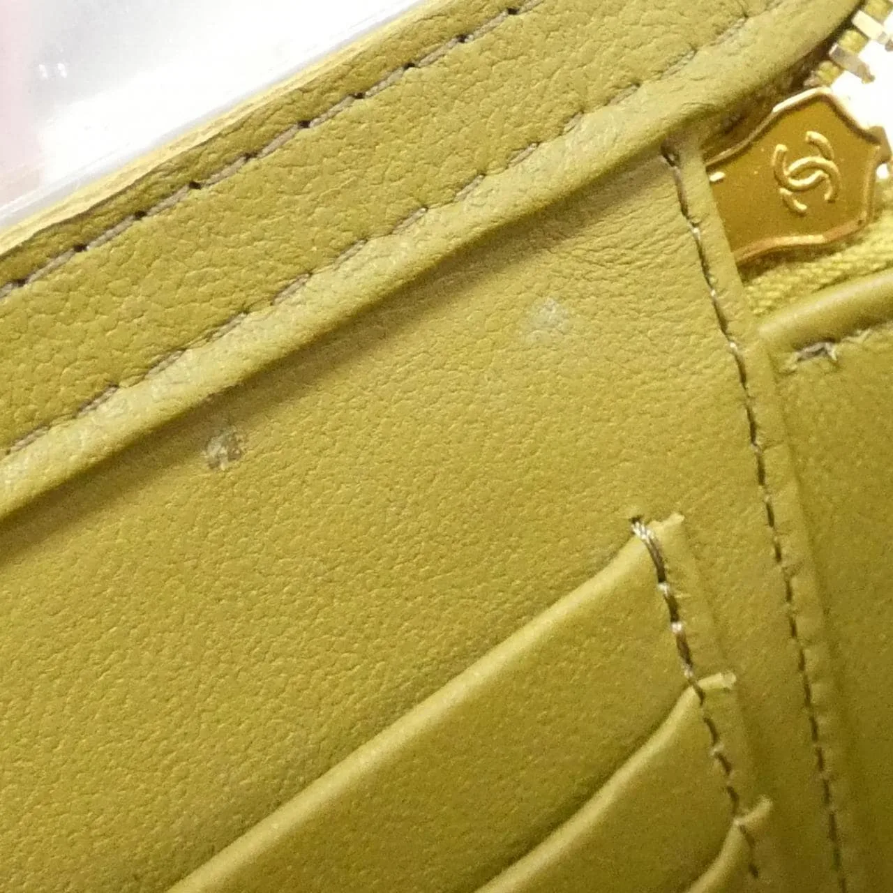 CHANEL Chanel 19 AP3315 Handbag Lambskin 綠色 羊皮 中古品A - 縮圖 9