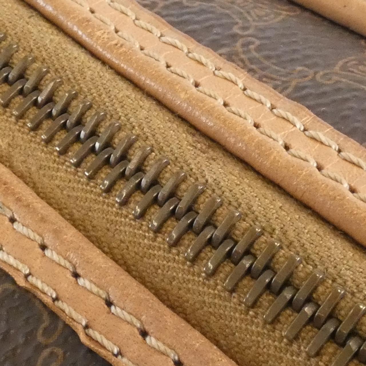 CELINE Bag Canvas Brown Canvas Rank B - Thumbnail 5