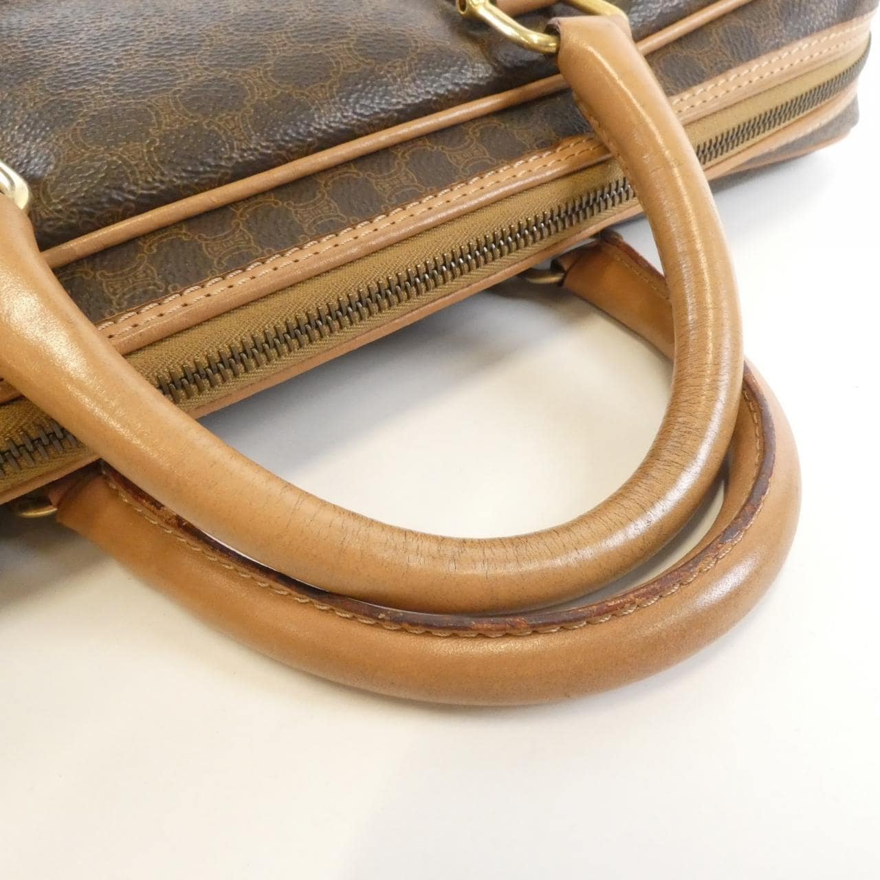 CELINE Bag Canvas Brown Canvas Rank B - Thumbnail 7