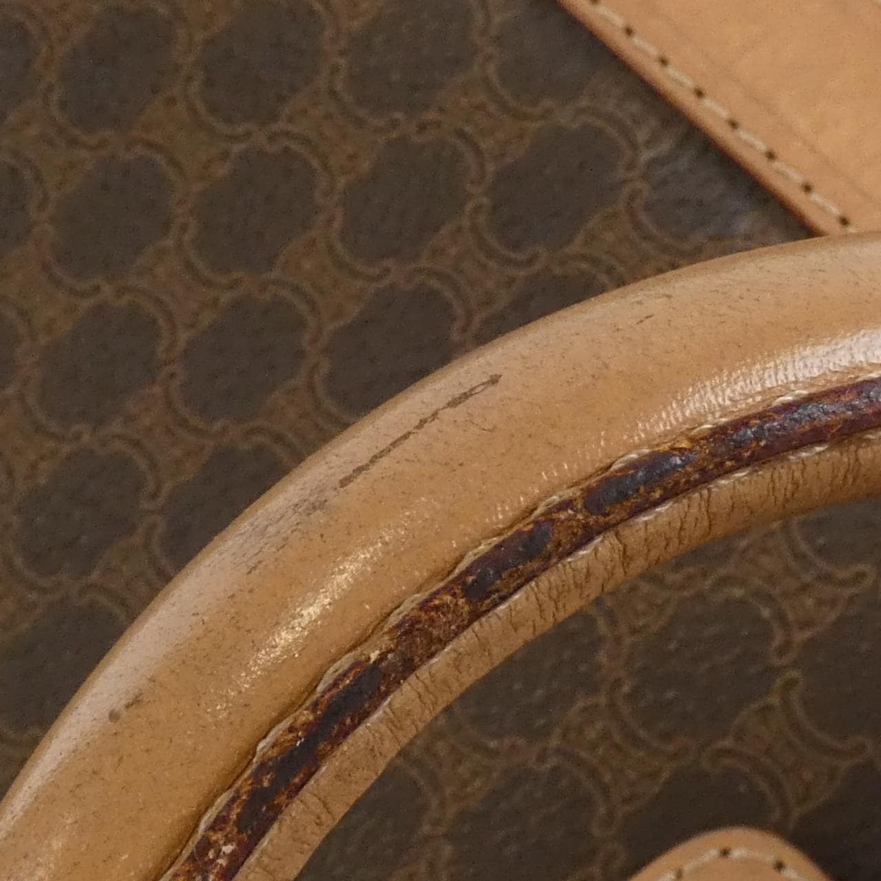 CELINE Bag Canvas Brown Canvas Rank B - Thumbnail 8