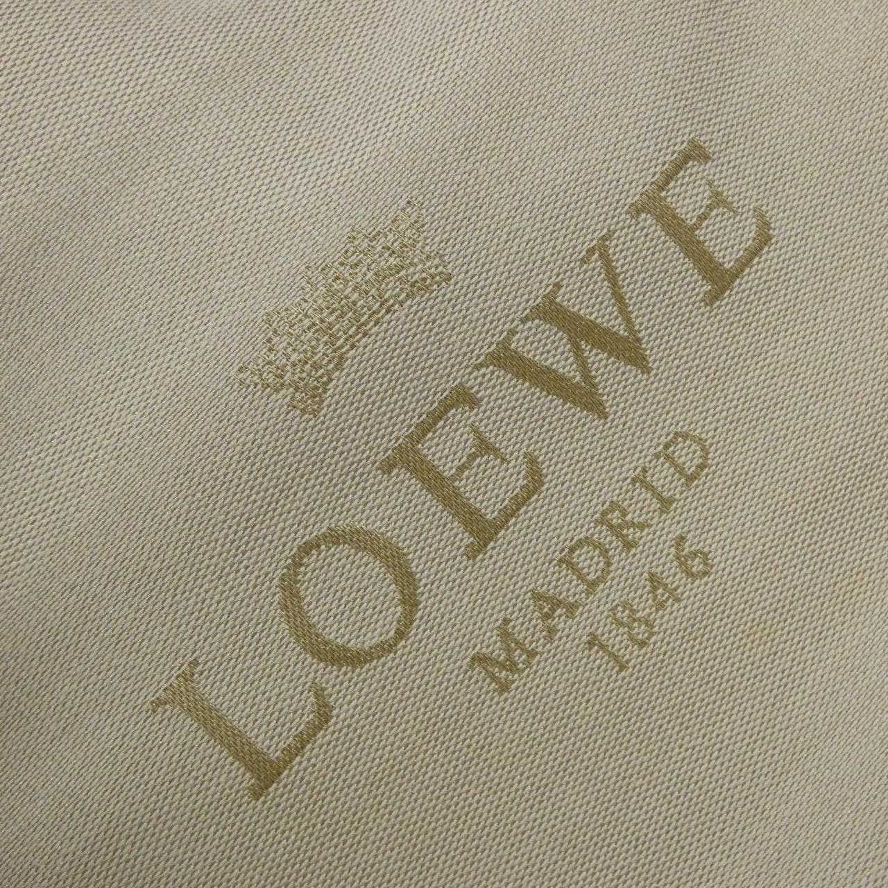 LOEWE 376 80 B53 Bag Canvas 黑色 帆布 中古品B - 縮圖 4