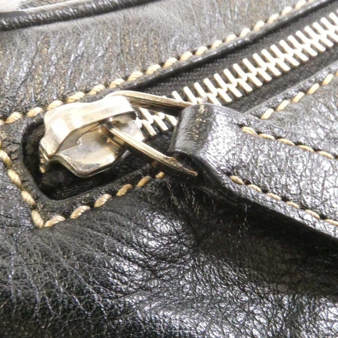 GUCCI 201846 Belt Bag Leather 黑色 皮革 中古品A - 縮圖 4