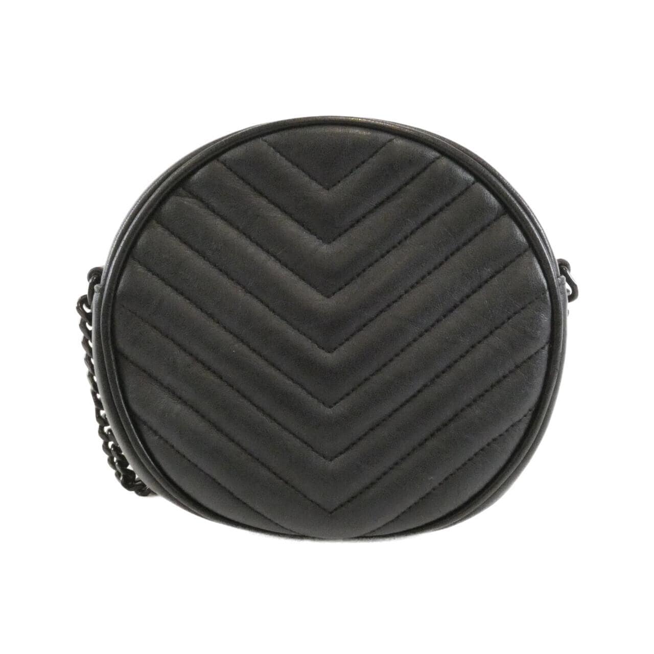 SAINT LAURENT 610436 DV708 Shoulder Bag 黑色 中古品B - 縮圖 2