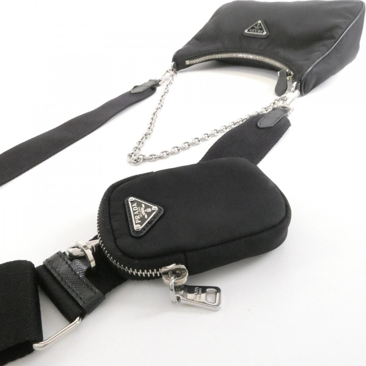 PRADA 1BH204 Shoulder Bag Black - Thumbnail 5