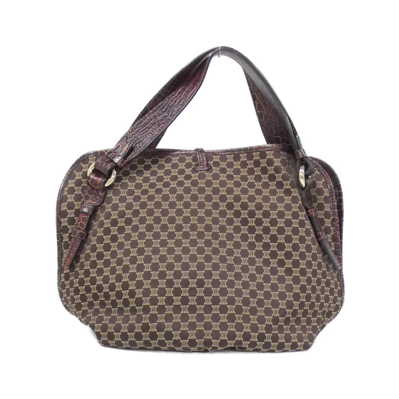 CELINE 160662BLN Shoulder Bag Canvas 黑色 帆布 中古品B - 縮圖 2