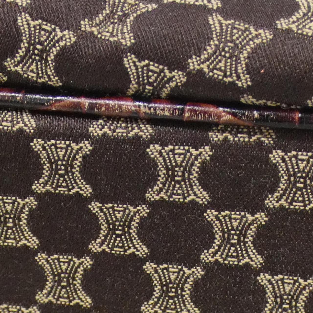 CELINE 160662BLN Shoulder Bag Canvas 黑色 帆布 中古品B - 縮圖 4