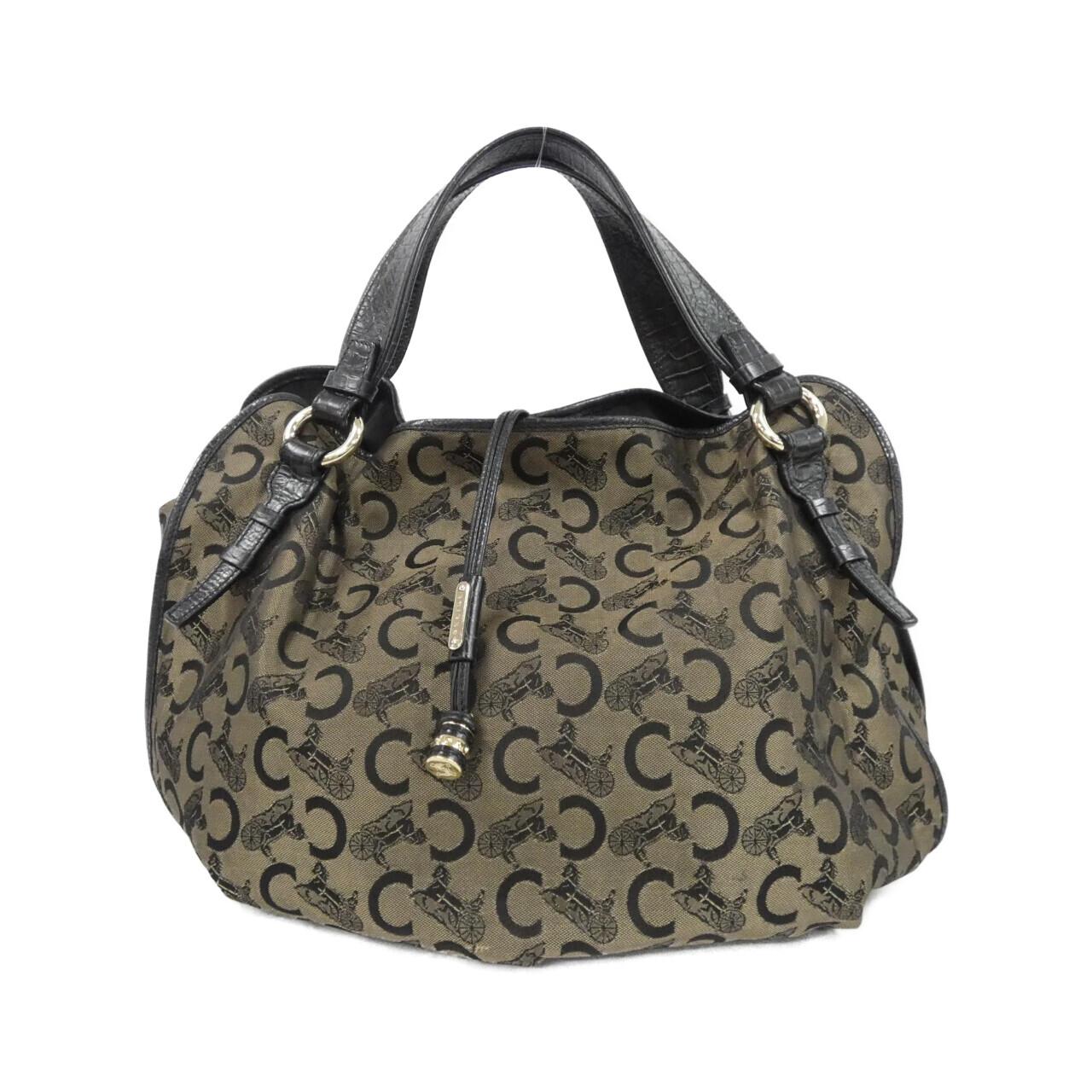 CELINE Shoulder Bag Canvas